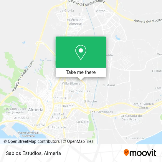 Sabios Estudios map