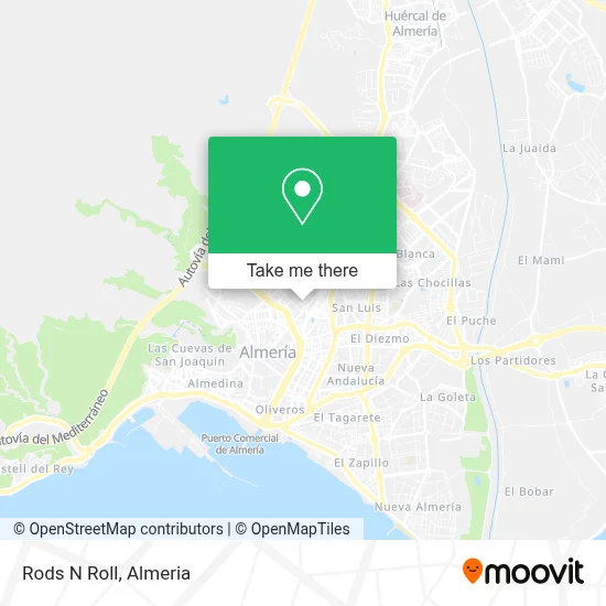 Rods N Roll map