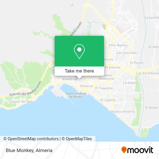 Blue Monkey map