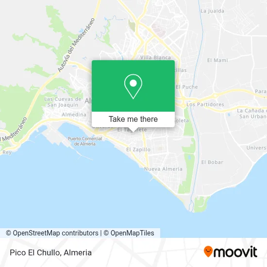 Pico El Chullo map