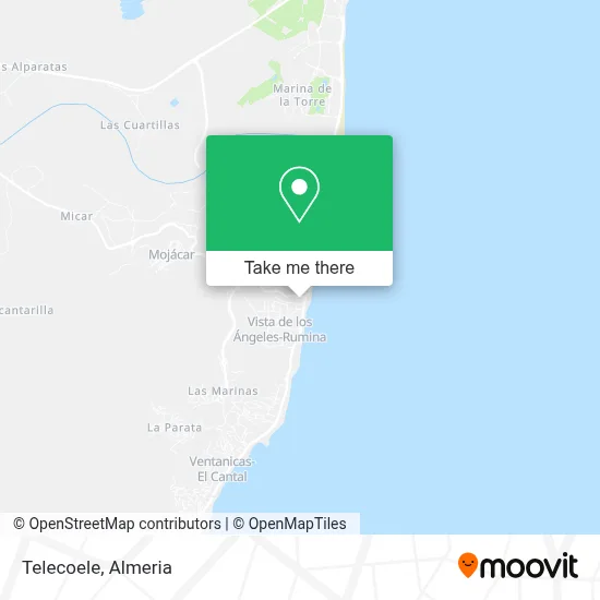 Telecoele map