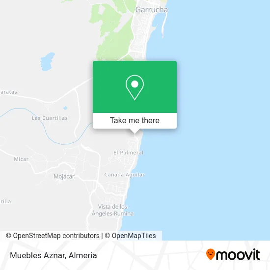 Muebles Aznar map