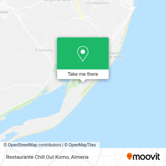 Restaurante Chill Out Komo map