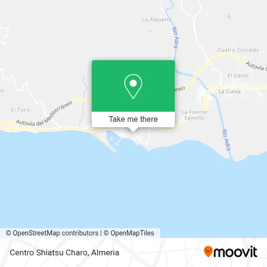 Centro Shiatsu Charo map