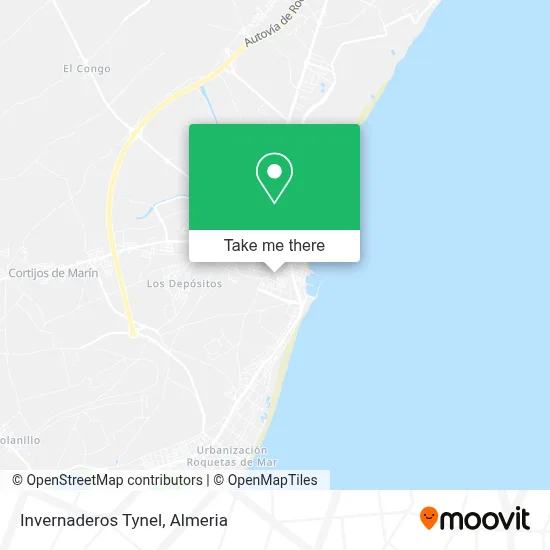 Invernaderos Tynel map