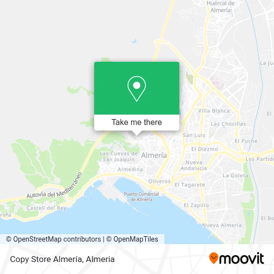 Copy Store Almería map