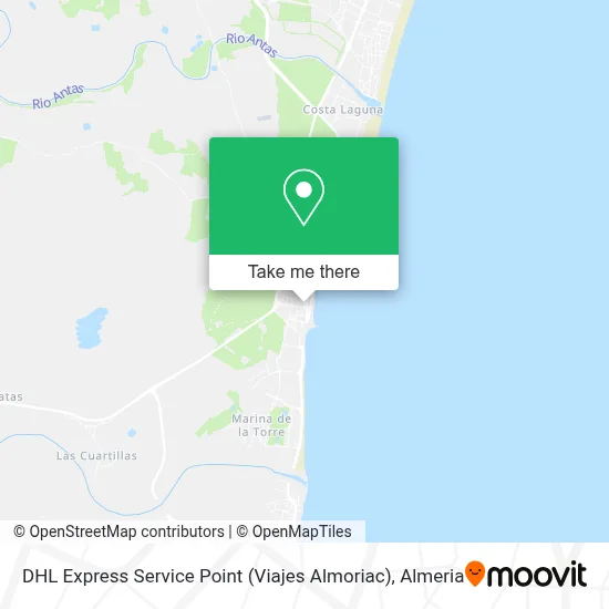 DHL Express Service Point (Viajes Almoriac) map