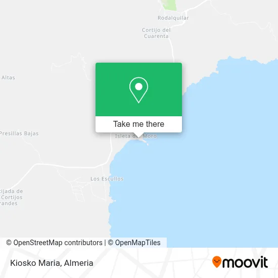 Kiosko Maria map