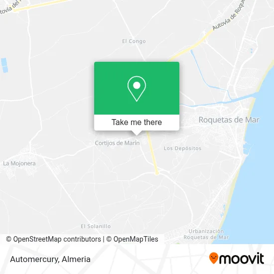 Automercury map