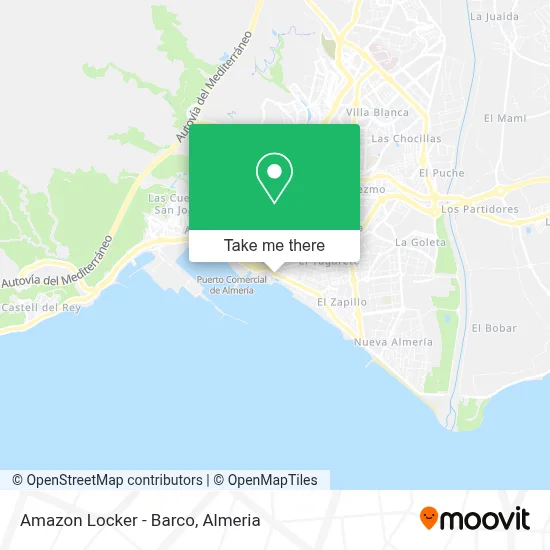 Amazon Locker - Barco map