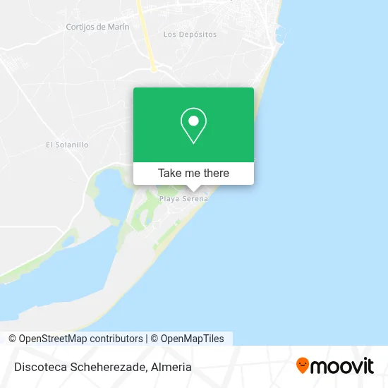 Discoteca Scheherezade map