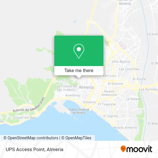 Ups Access Point map