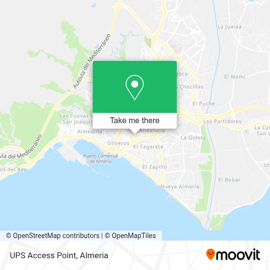 Ups Access Point map
