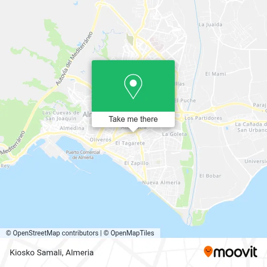 Kiosko Samali map