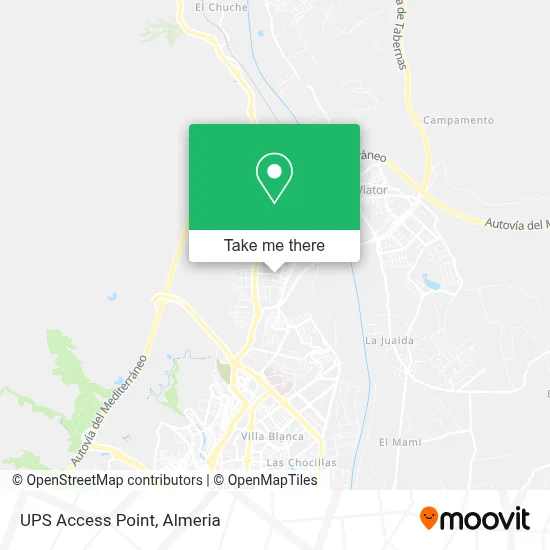 Ups Access Point map