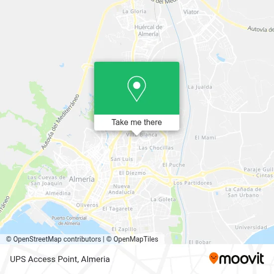Ups Access Point map