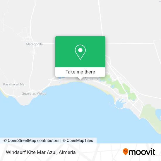 Windsurf Kite Mar Azul map