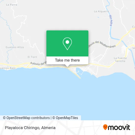 Playaloca Chiringo map