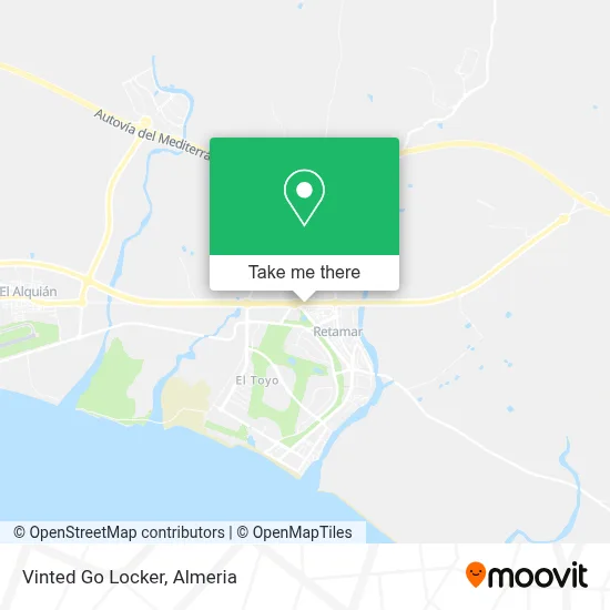 Vinted Go Locker map
