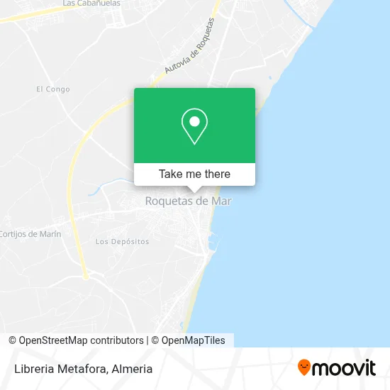 Libreria Metafora map