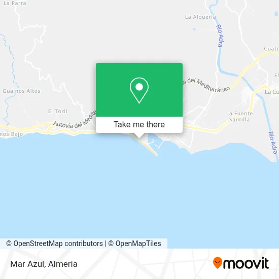 Mar Azul map