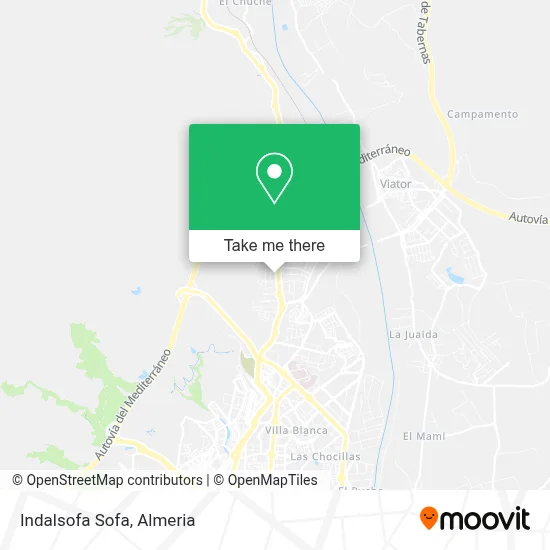 Indalsofa Sofa map