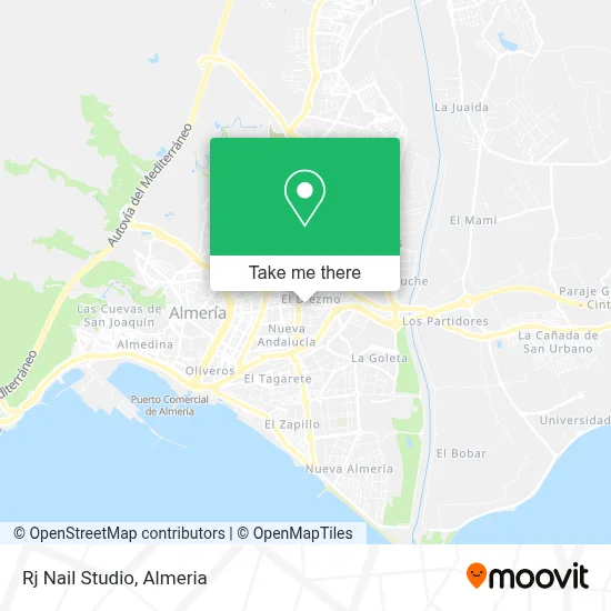 Rj Nail Studio map