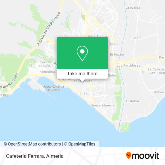 Cafeteria Ferrara map