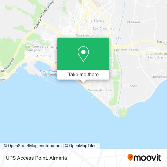 Ups Access Point map