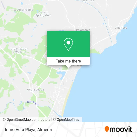 Inmo Vera Playa map