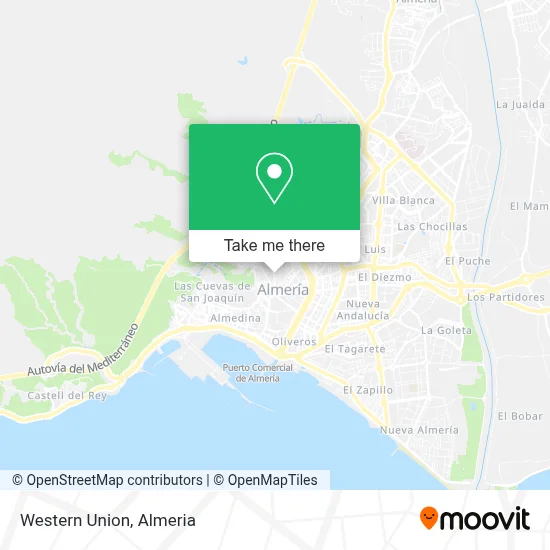 Western Union map