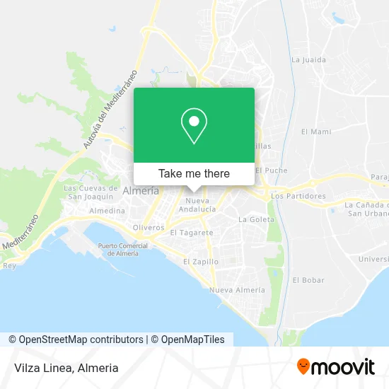 Vilza Linea map