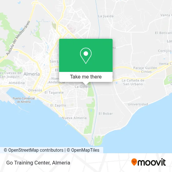 Go Training Center map