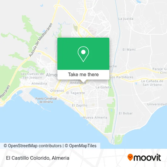 El Castillo Colorido map