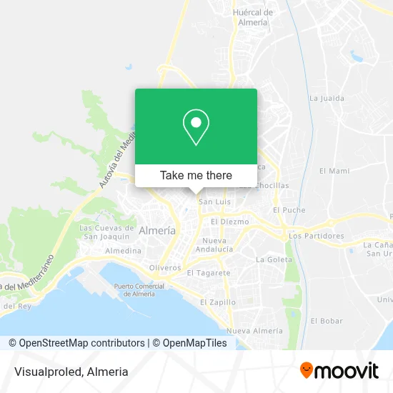 Visualproled map