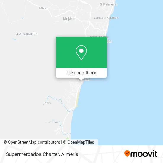 Supermercados Charter map