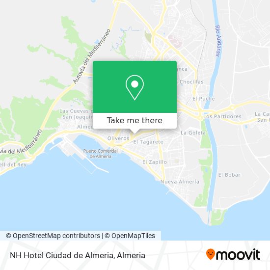 NH Hotel Ciudad de Almeria map