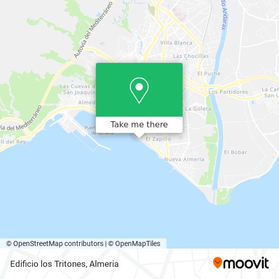 Edificio los Tritones map