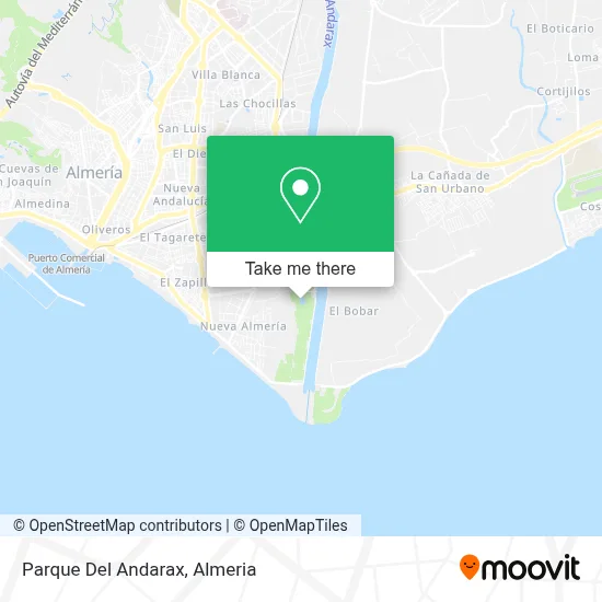 Parque Del Andarax map