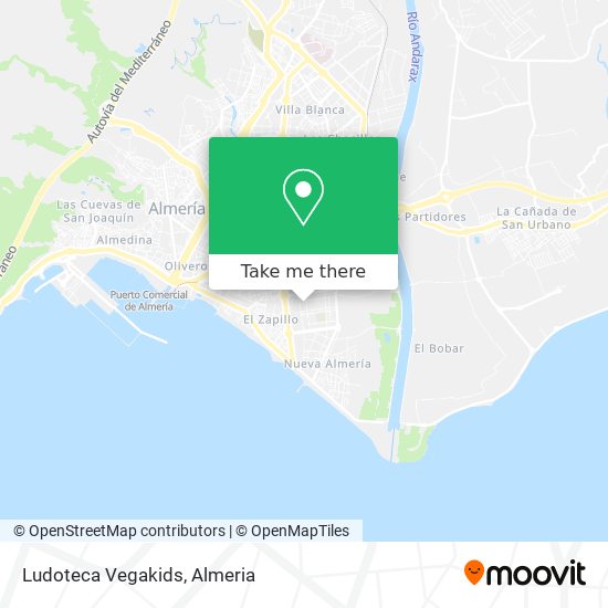 Ludoteca Vegakids map