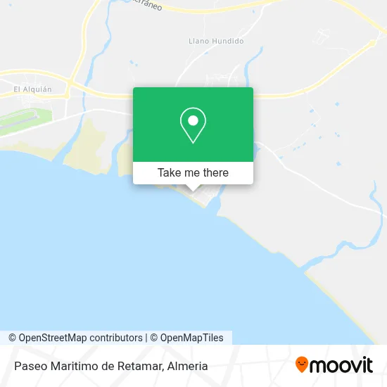 Paseo Maritimo de Retamar map