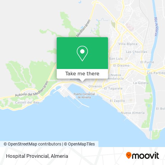 mapa Hospital Provincial