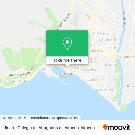 Ilustre Colegio de Abogados de Almería map