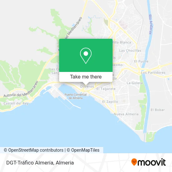 mapa DGT-Tráfico Almería