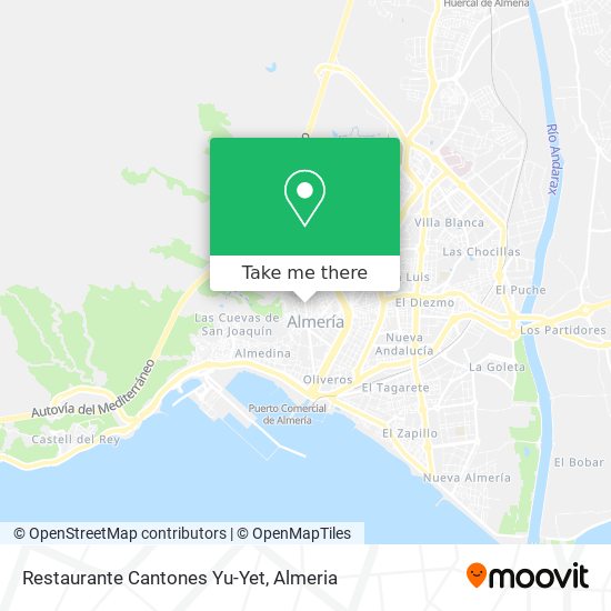 mapa Restaurante Cantones Yu-Yet