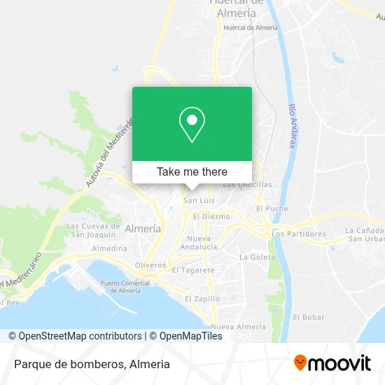 Parque de bomberos map