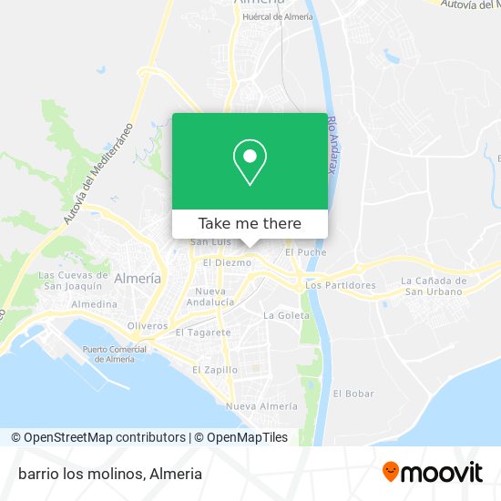 barrio los molinos map