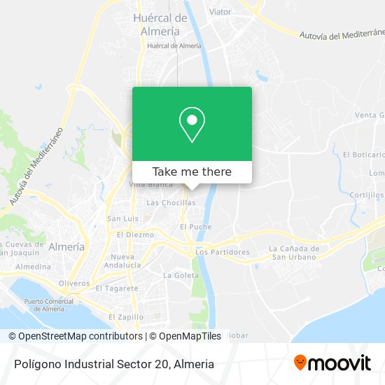 mapa Polígono Industrial Sector 20
