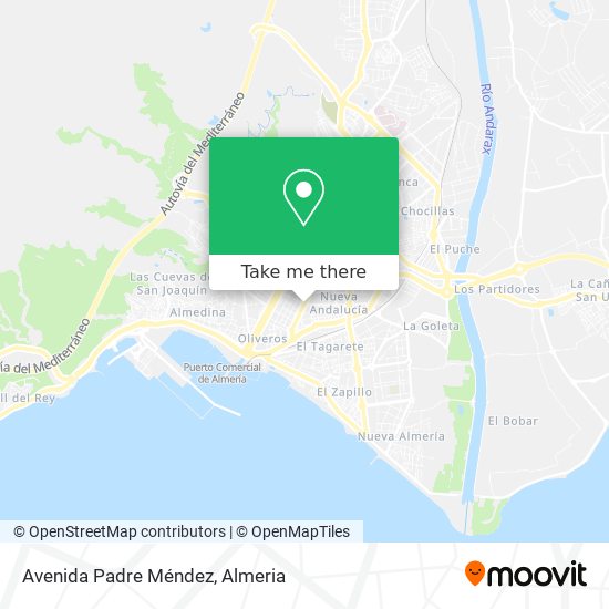 Avenida Padre Méndez map