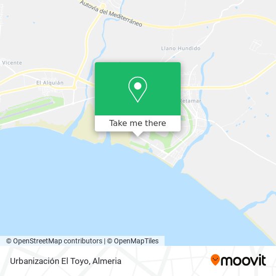 Urbanización El Toyo map